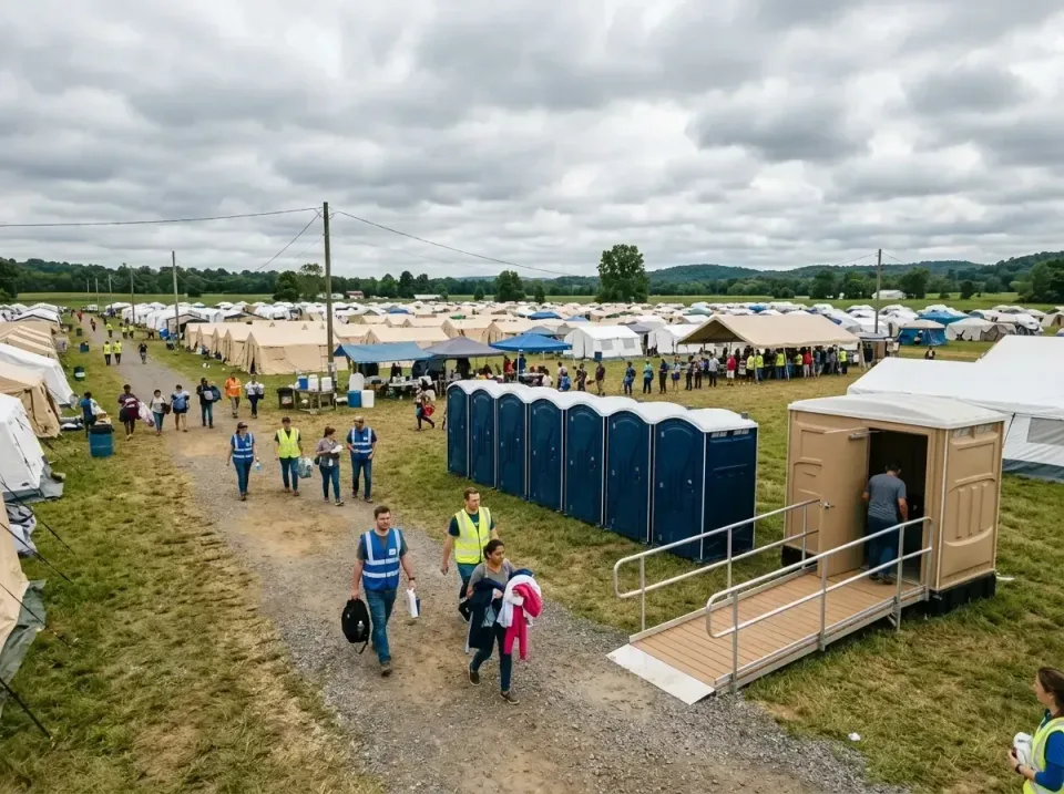 disaster-relief-camp-restrooms-010 — frequently asked questions, Dumpster & Portable Bathrooms Rental in Trail Creek, IN